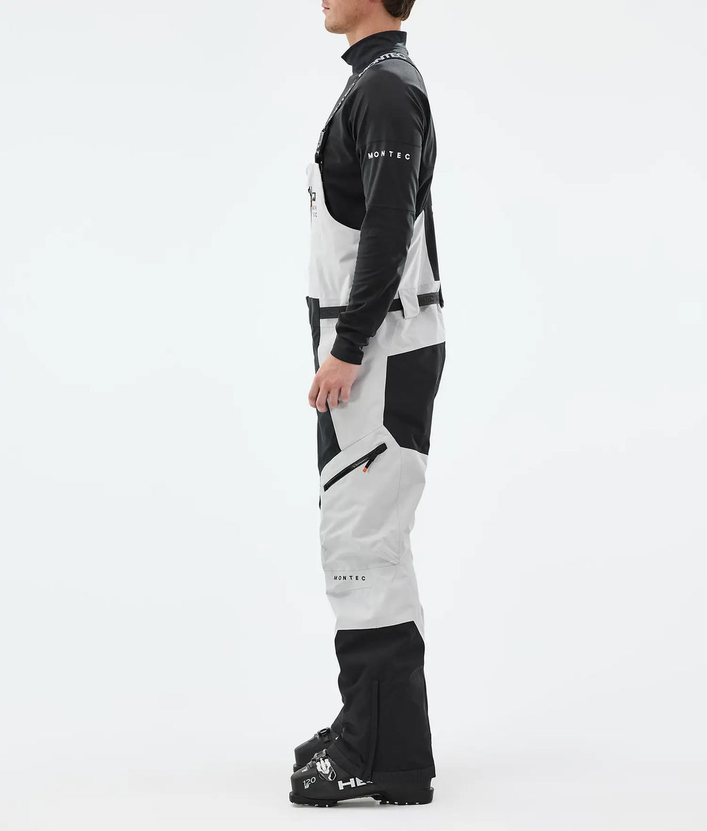 Plow Ski Pants Men Light Grey/Black
