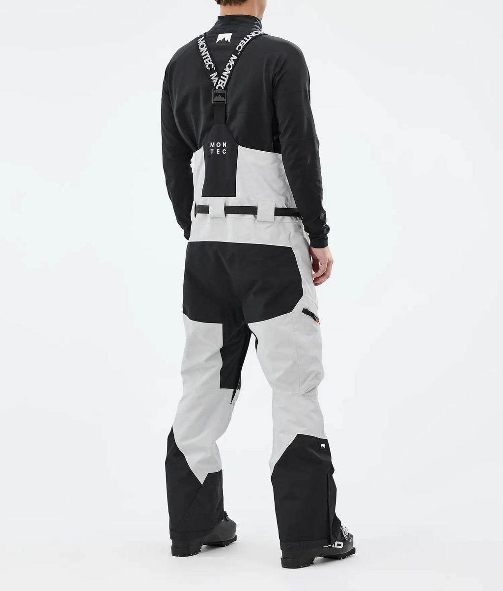 Plow Ski Pants Men Light Grey/Black