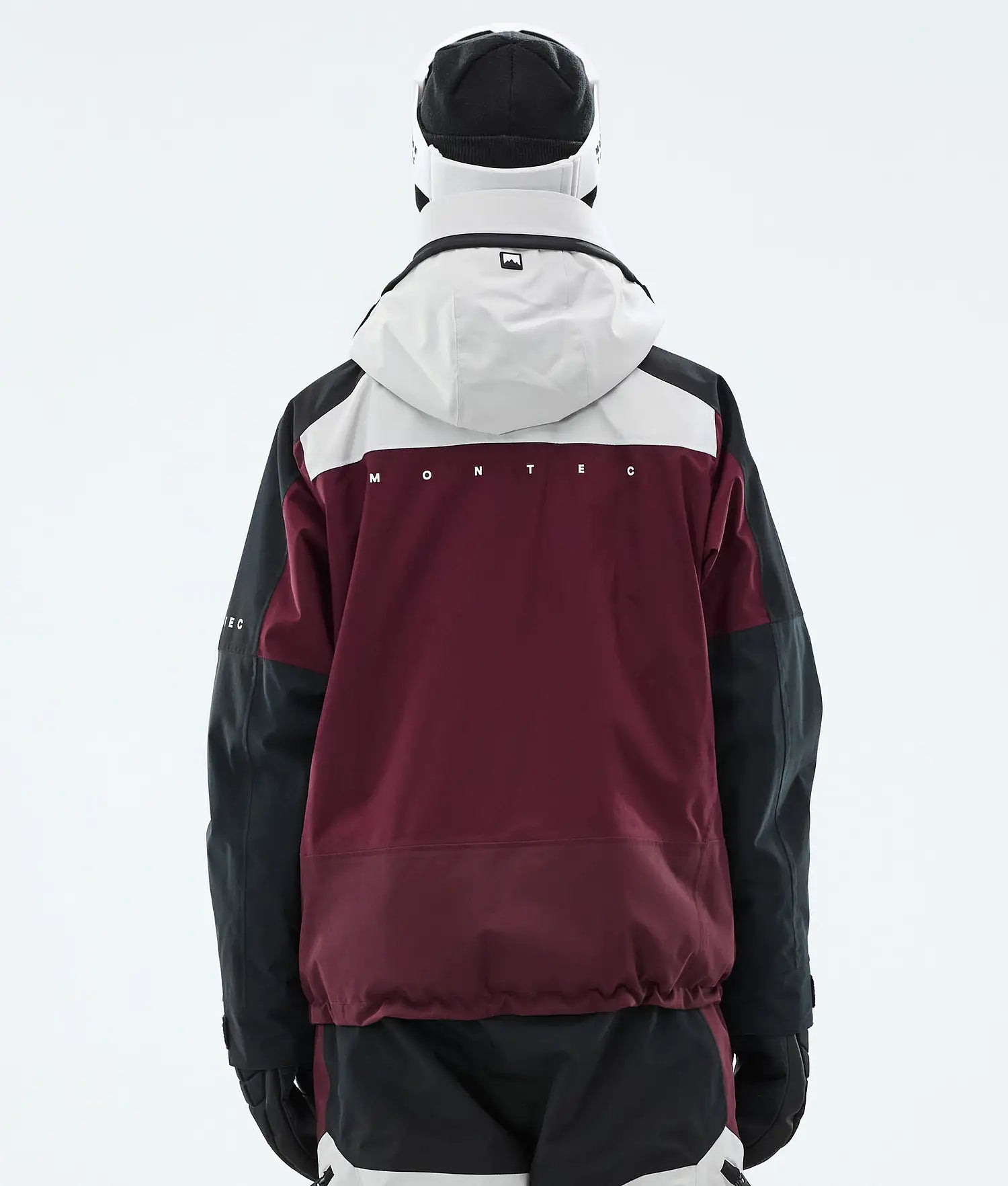 Specter W Ski Jacket Women Light Grey/Black/Burgundy