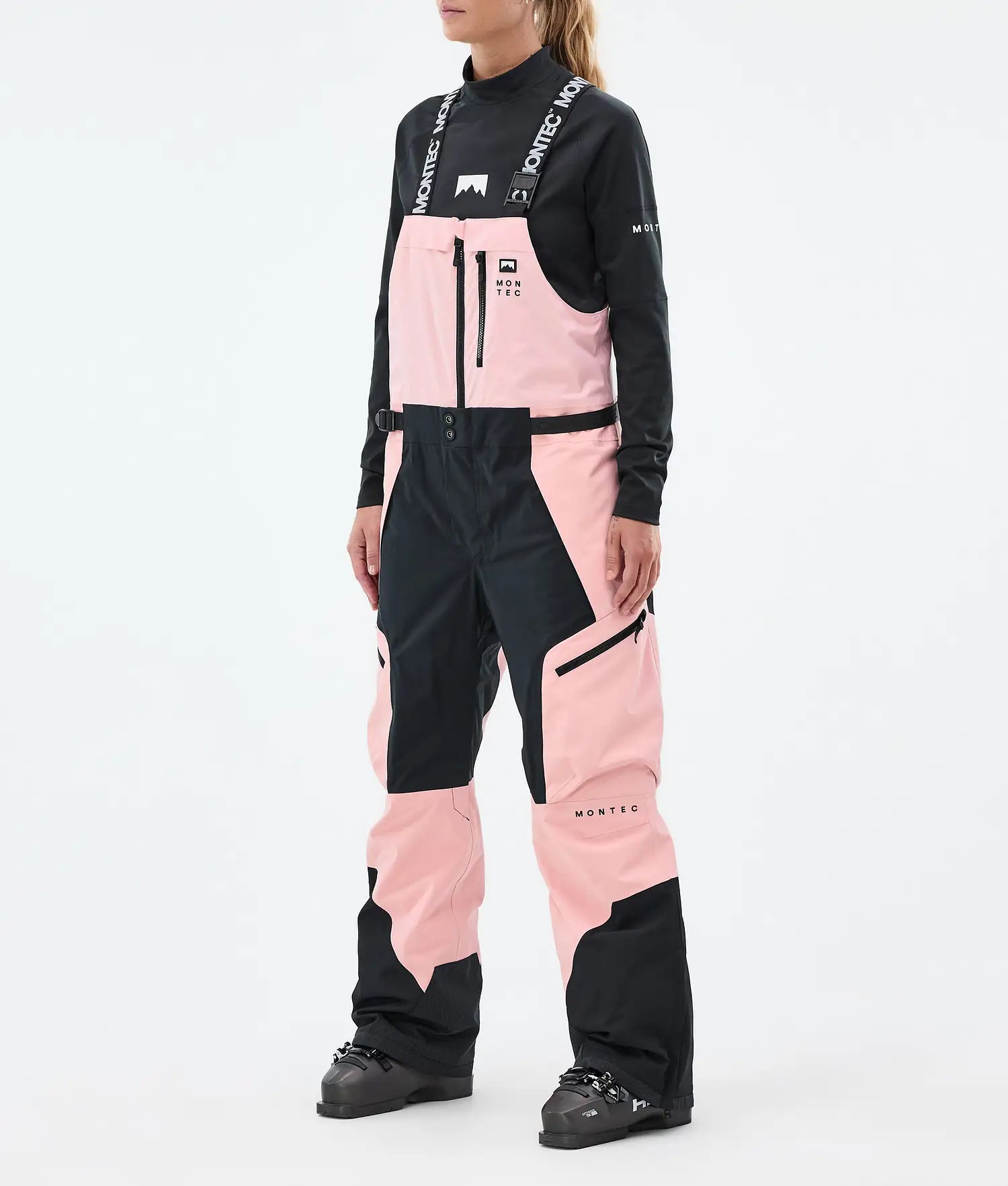 Plow W Ski Pants Women Soft Pink/Black