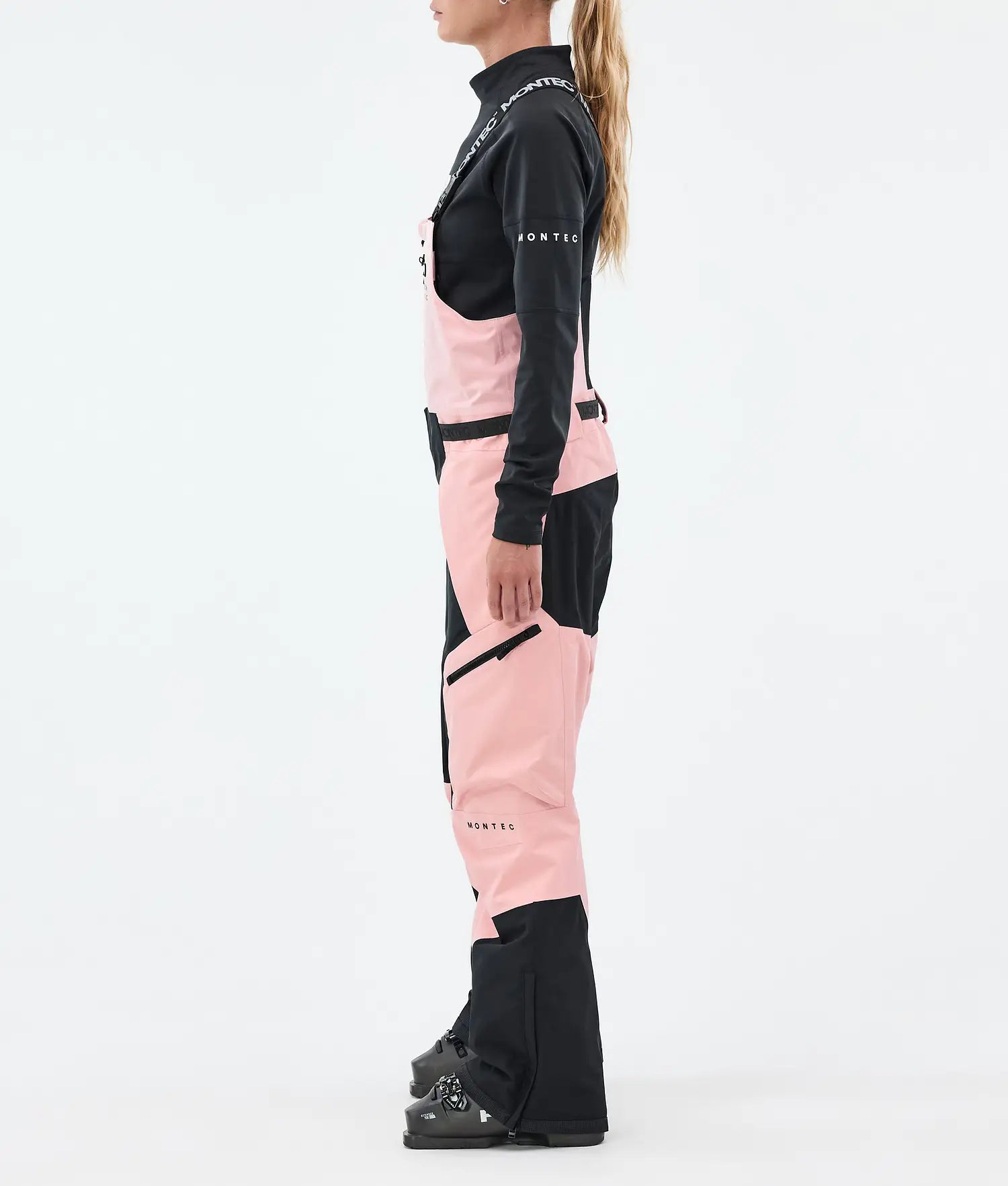 Plow W Ski Pants Women Soft Pink/Black