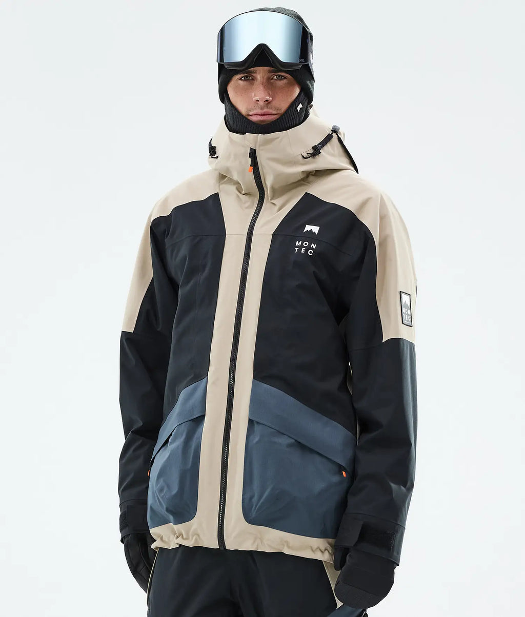 Morph Ski Jacket Men Sand/Black/Metal Blue