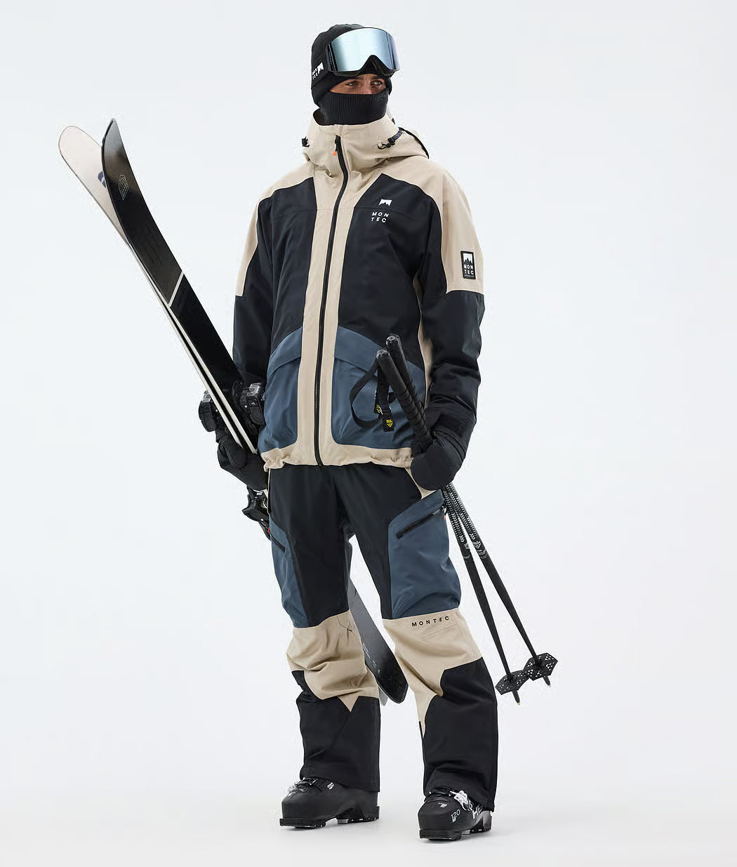 Morph Ski Jacket Men Sand/Black/Metal Blue