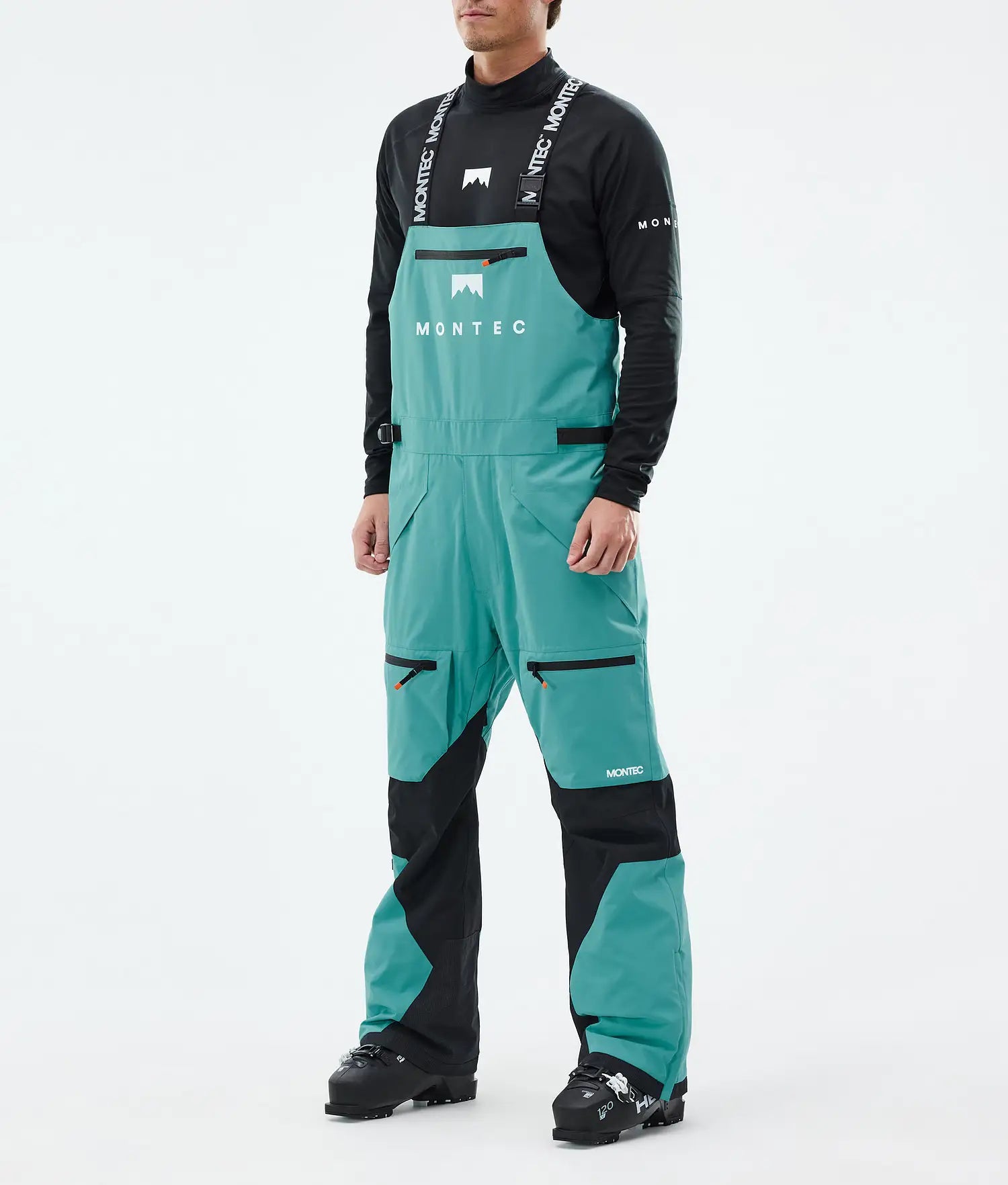 Bow Ski Pants Men Turquoise/Black