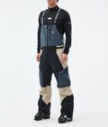 Plow Ski Pants Men Metal Blue/Black/Sand