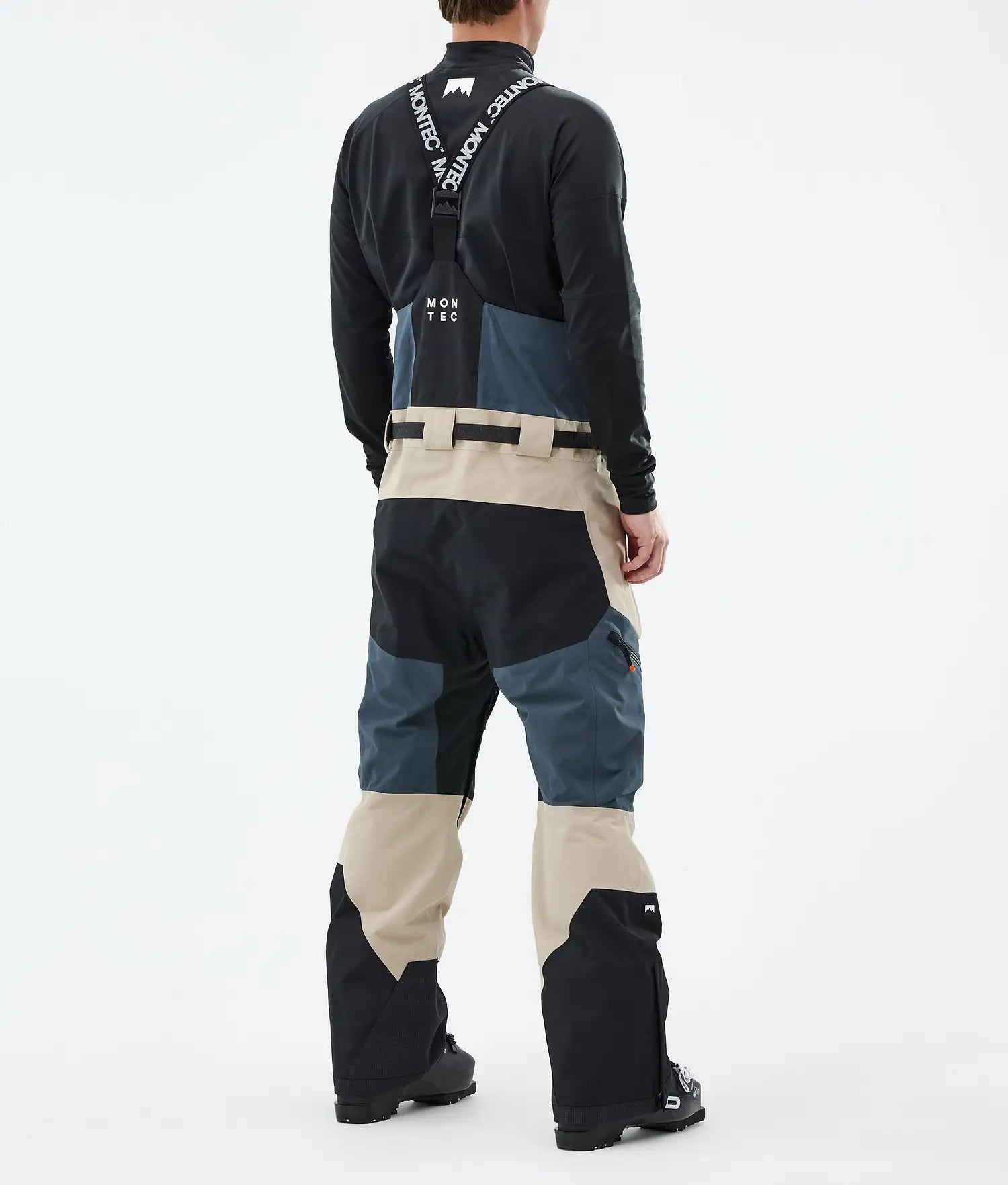 Plow Ski Pants Men Metal Blue/Black/Sand