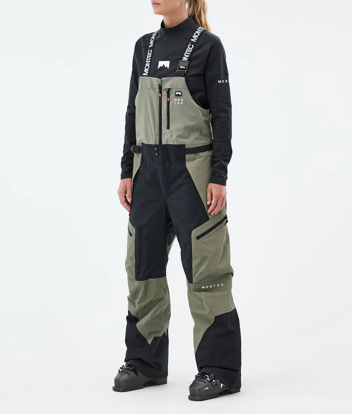 Plow W Ski Pants Women Greenish/Black