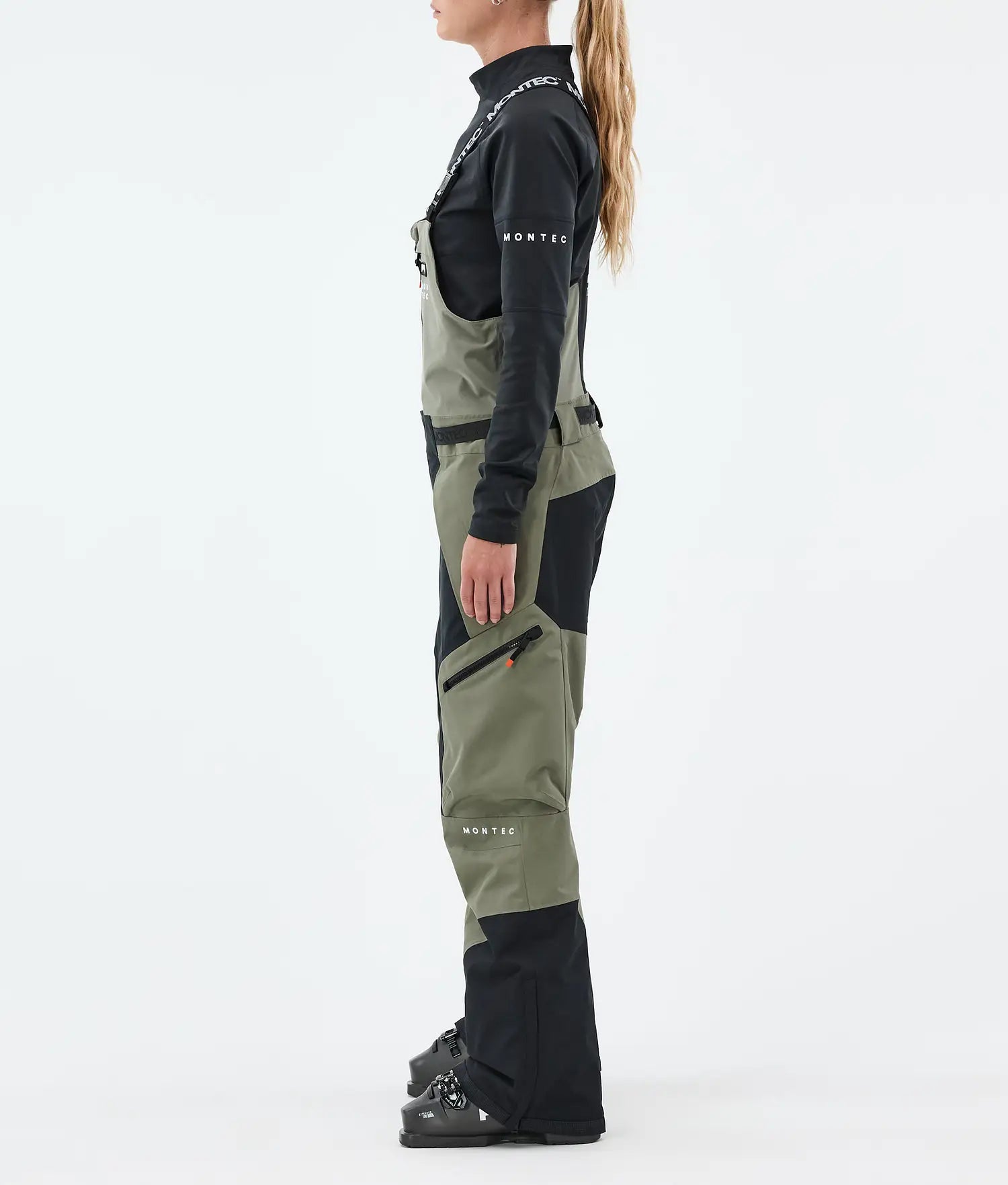 Plow W Ski Pants Women Greenish/Black