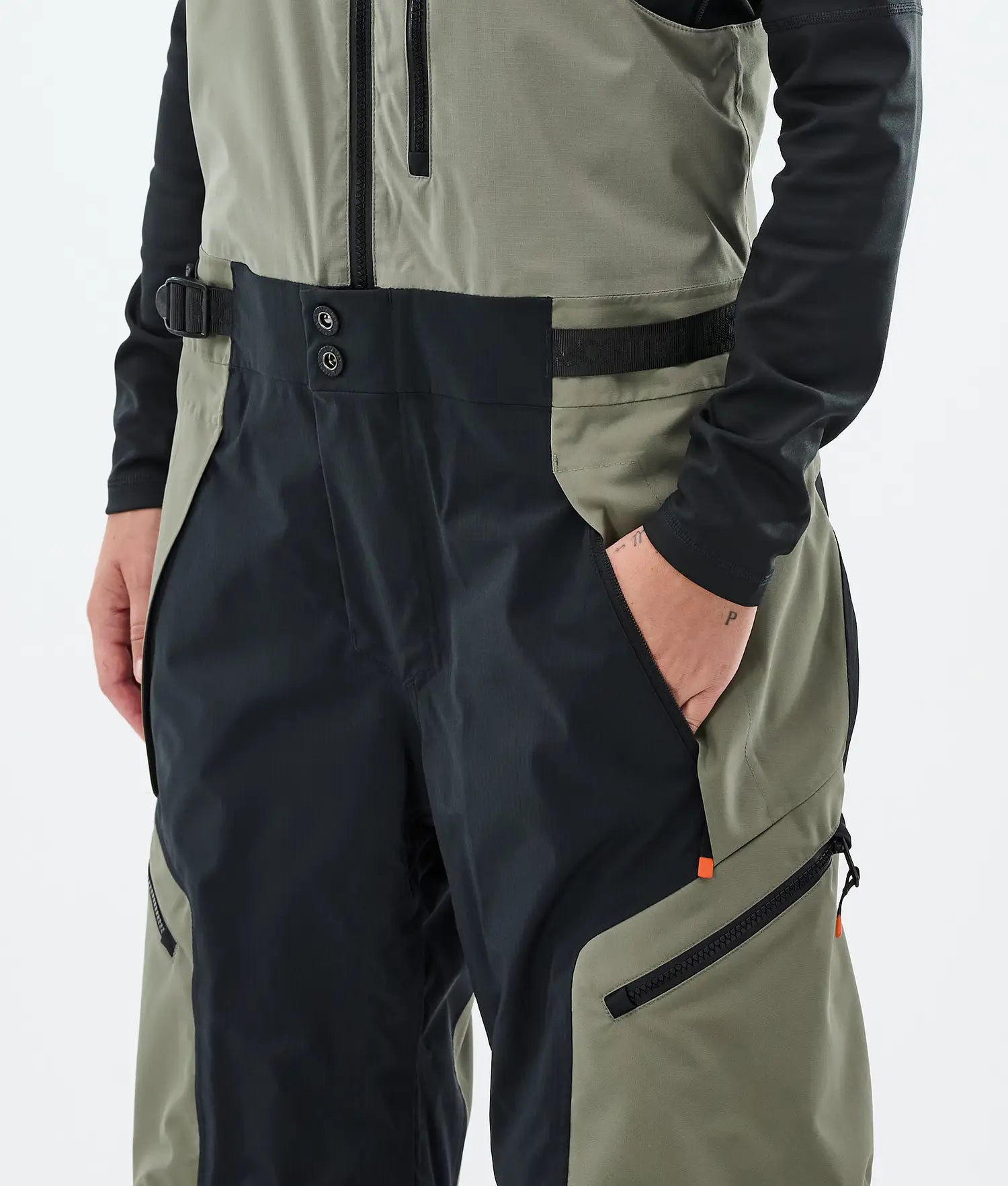 Plow W Ski Pants Women Greenish/Black