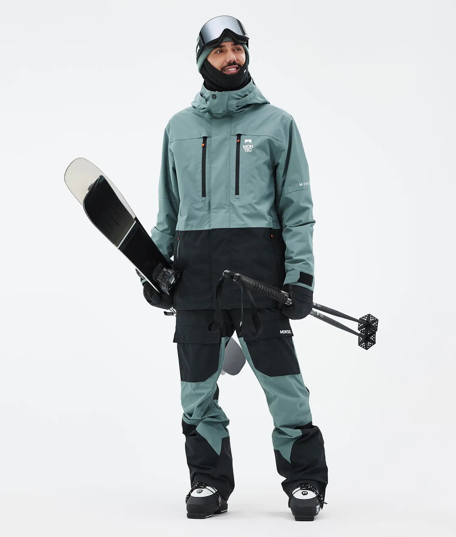 Hawk Ski Pants Men Atlantic/Black