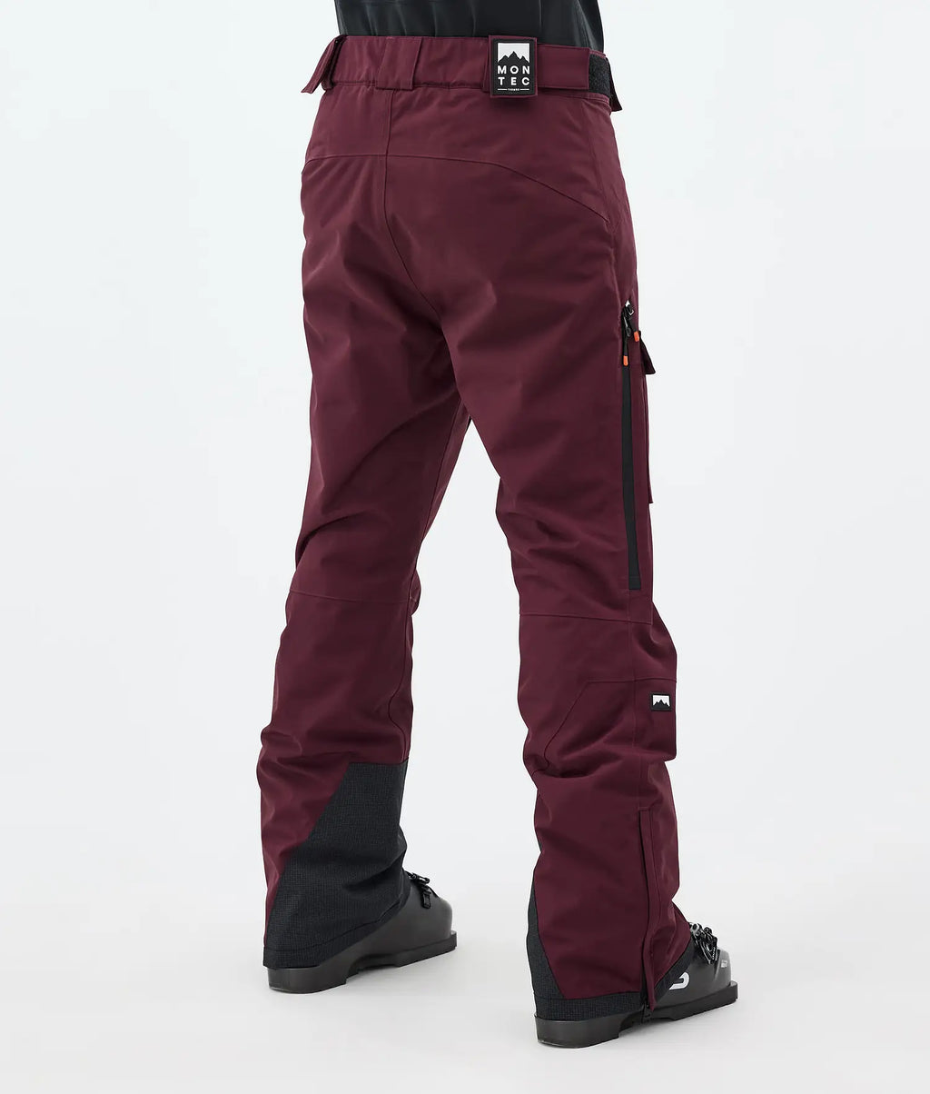 Ascend W Ski Pants Women Burgundy